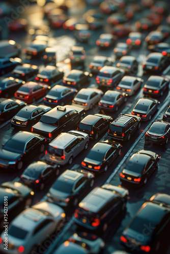 Urban Gridlock: 3D Traffic Chaos