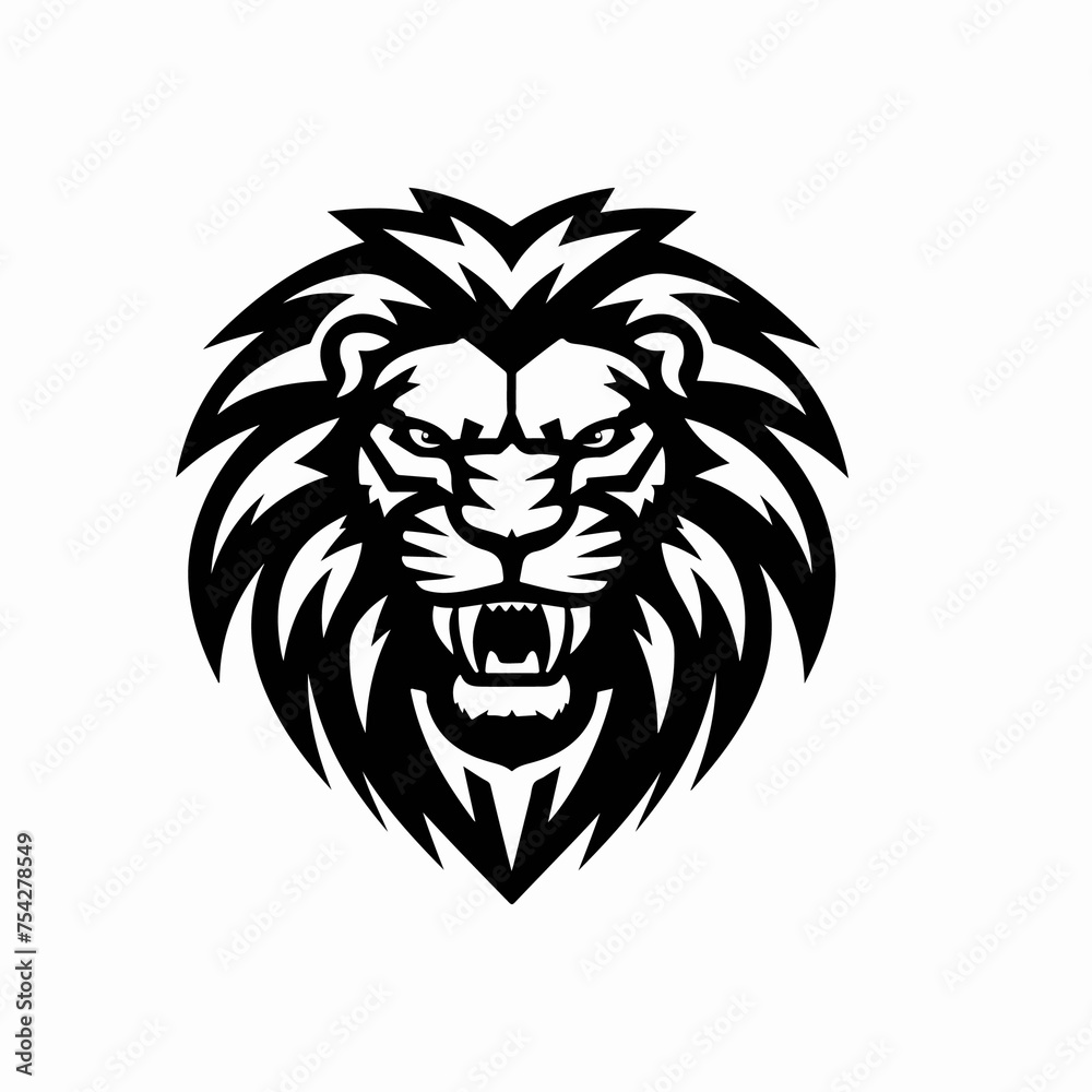lion logo design, logos 