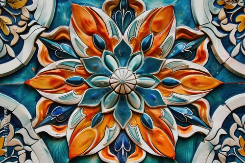 Mesmerizing patterns reminiscent of kaleidoscope