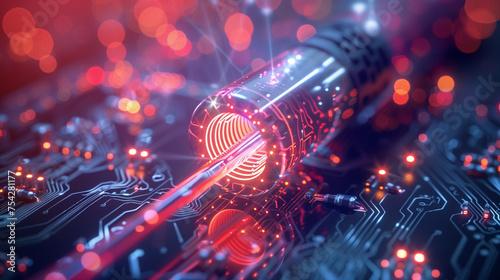 optic fiber in tech patterns