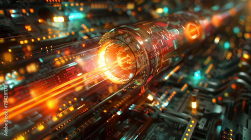 optic fiber in tech patterns