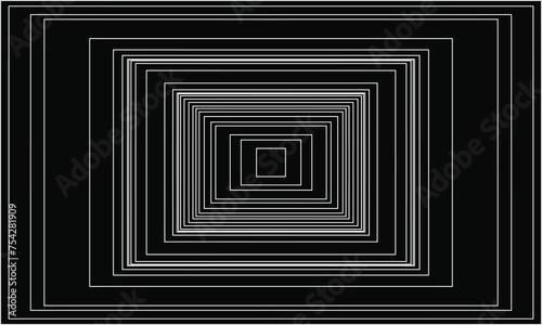 Abstract black and white  geometric background 
