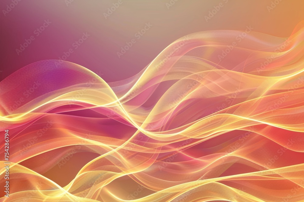 Soft abstract background with gentle curves and wave forms in smooth gradiented backdrop Soft abstract background with gentle curves and wave forms in smooth gradiented backdrop