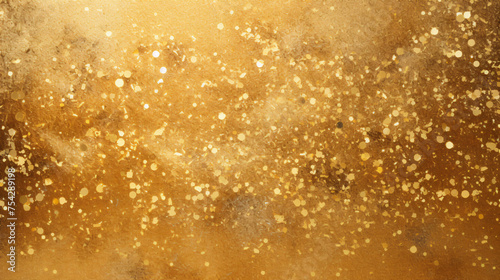 Luxury Glittering Gold Texture Background a template © Mishi