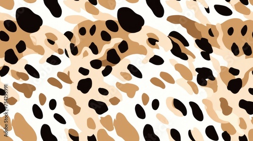 leopard pattern texture,camouflage leopard vector, leopard fur texture or abstract pattern are designed for use in textile, wallpaper, fabric, curtain, carpet, clothing, Batik, background, Embroidery 