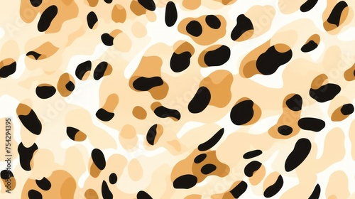 leopard pattern texture camouflage leopard vector  leopard fur texture or abstract pattern are designed for use in textile  wallpaper  fabric  curtain  carpet  clothing  Batik  background  Embroidery 