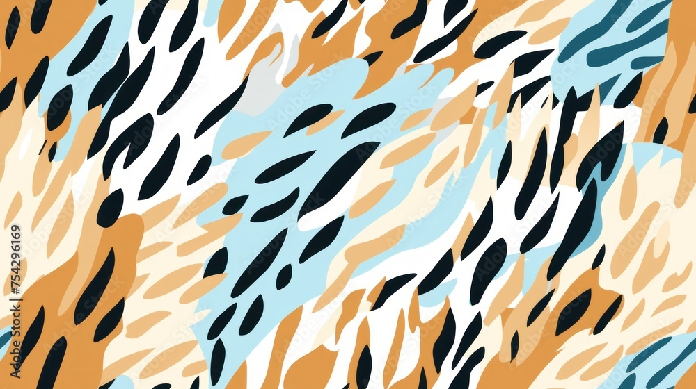 leopard pattern texture,camouflage leopard vector, leopard fur texture or abstract pattern are designed for use in textile, wallpaper, fabric, curtain, carpet, clothing, Batik, background, Embroidery 