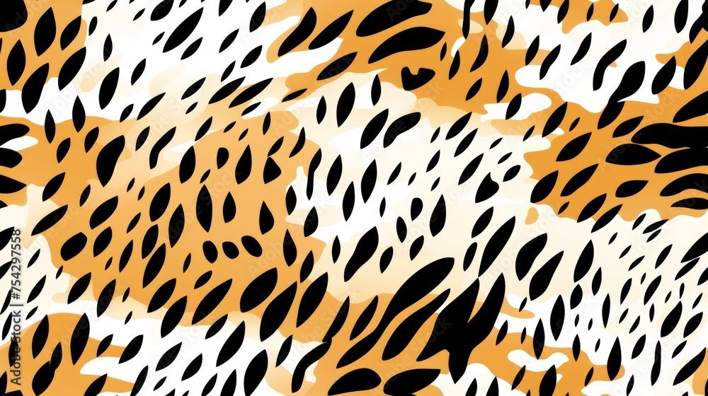 leopard pattern texture,camouflage leopard vector, leopard fur texture or abstract pattern are designed for use in textile, wallpaper, fabric, curtain, carpet, clothing, Batik, background, Embroidery 