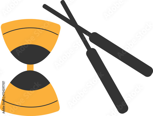 Bell ring, sport, vector, icon, illustration,