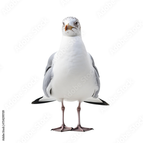 seagull isolated on white background