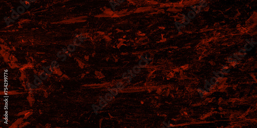 Dark grunge red horror scary background. Panorama dark red slate textured background art abstract design. Crimson red blaze fire flame grungy strips on wall texture. Blood splash space on wall photo