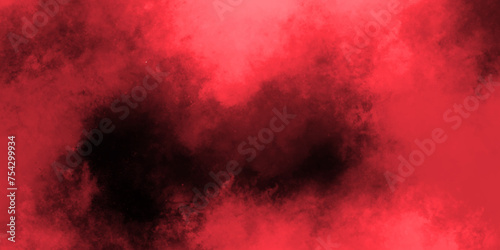 Freeze motion of red dust splash Abstract background of chaotically mixing puffs of red smoke on a dark Red particles explosion on black. Splash acrylic colorful abstract light red art on dark.