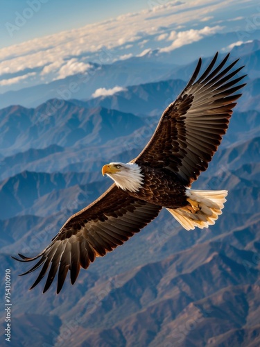 Eagle flying