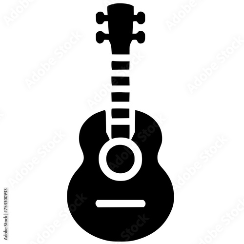 Simple guitar logo