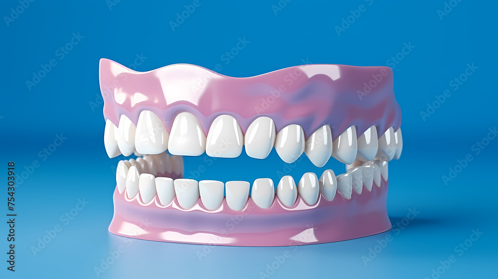 Obraz premium Dentistry, demonstrating potential advances in dental science and research