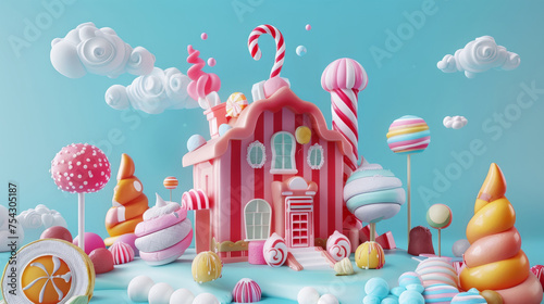 candy town wallpaper