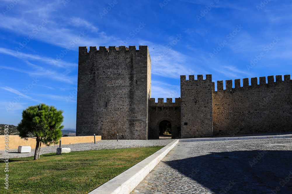 Architectural details of The Castle of Elvas
