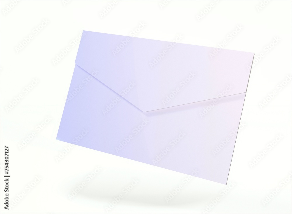 cartoon envelope icon on a white background 3d rendering. cartoon envelope icon on a white background 3d rendering.