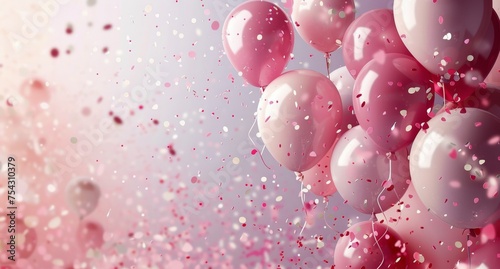 Bunch of Balloons Floating in the Air