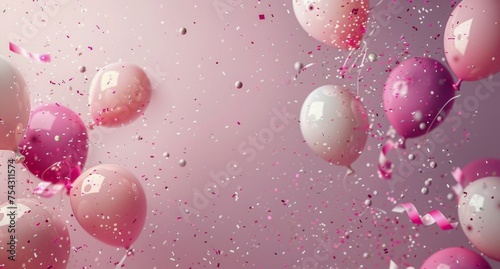 Bunch of Balloons Floating in the Air