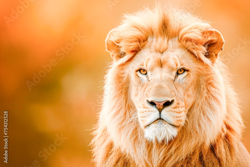 Portrait of Lion Panthera leo, World Wildlife Day, March 