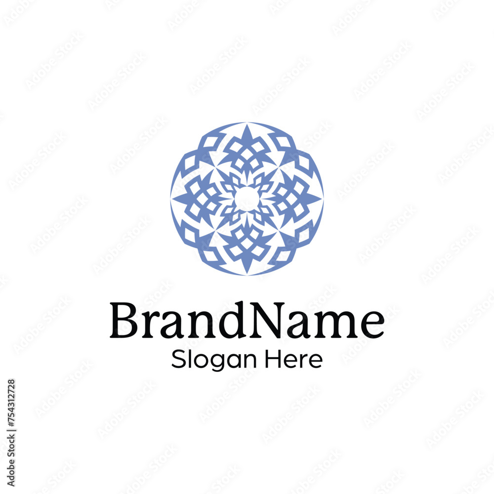 elegant and modern ornamental decorative pattern mandala logo elegant and modern ornamental decorative pattern mandala logo
