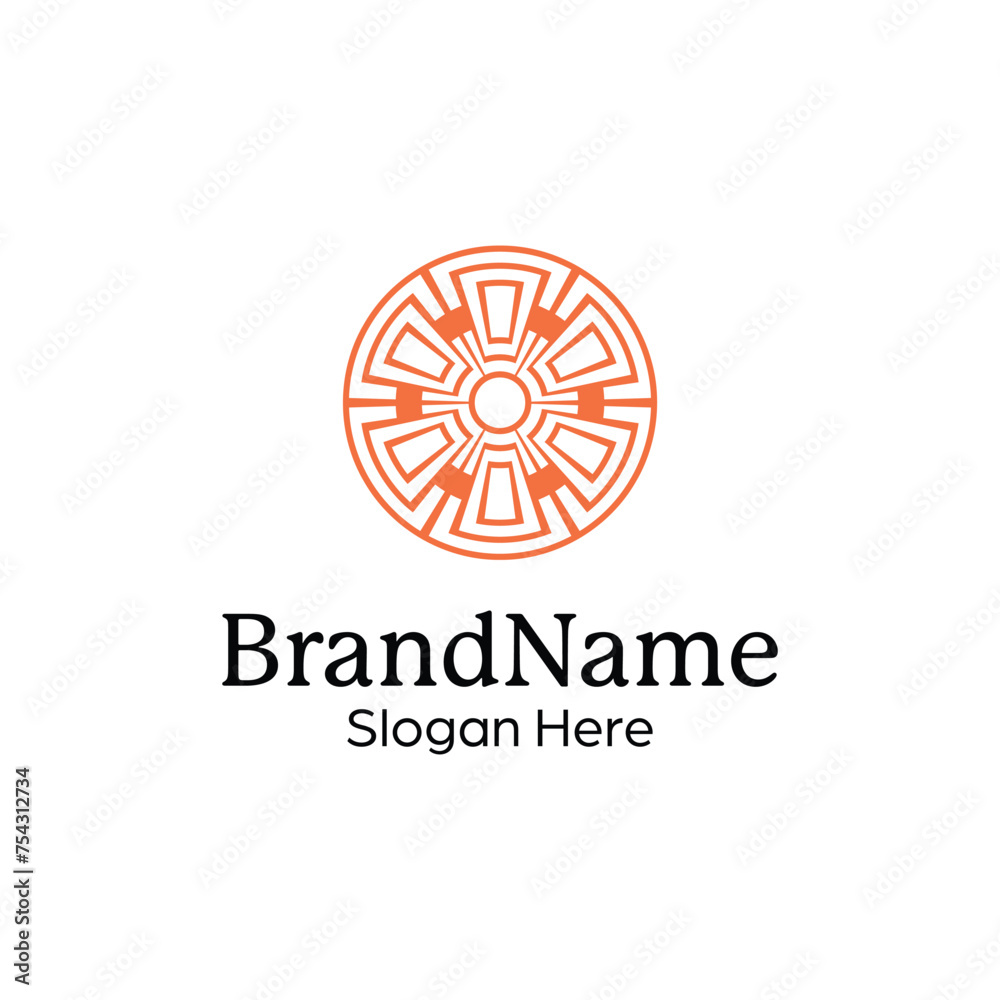 elegant and modern ornamental decorative pattern mandala logo elegant and modern ornamental decorative pattern mandala logo