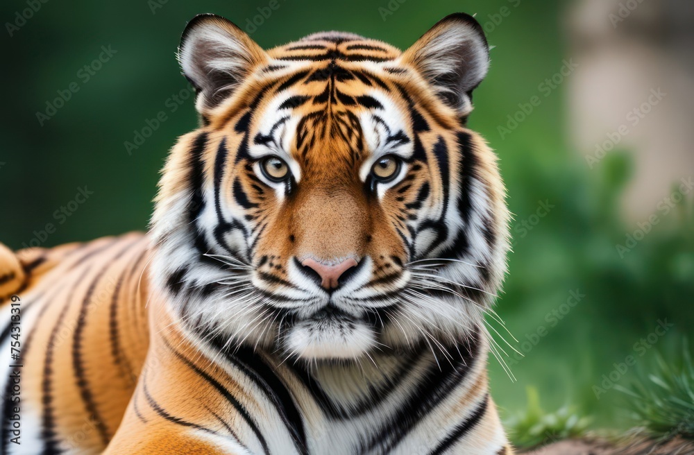 Fototapeta premium Сlose up image of a tiger