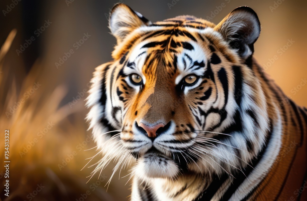 Сlose up image of a tiger
