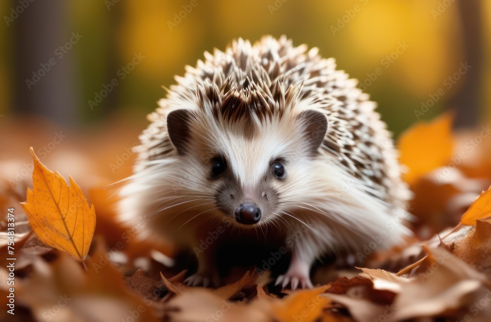Сlose up image of a hedgehog Сlose up image of a hedgehog