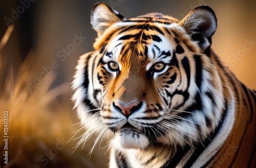   lose up image of a tiger