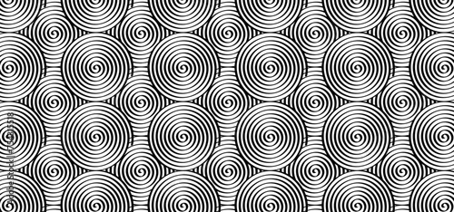 Hypnosis, hypnotic spiral line pattern. Circles patroon. Volute, spiral. Circle tunnel element. Psychedelic optical illusion. Concentric lines. Radial, spiral rays or sound wave. Circular, rotating.