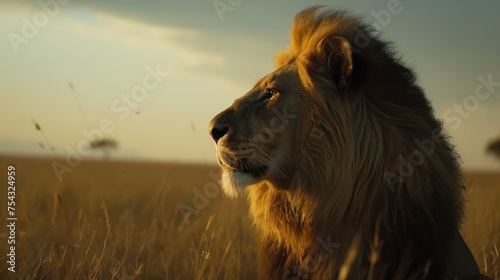 Portrait of Lion © Left