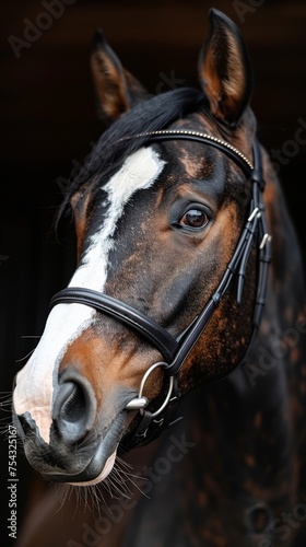 horses in the stable © nataliya_ua