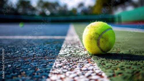 Tennis sports in action