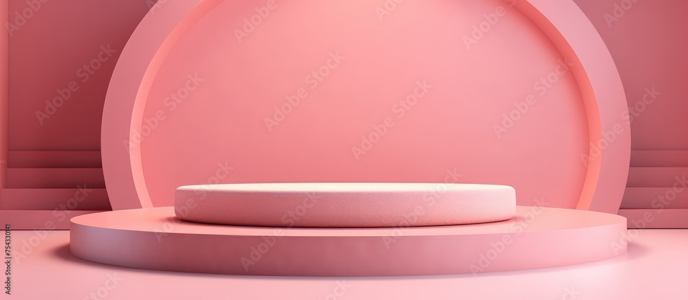 A pink vase is positioned on top of a table in a minimalistic product display setting. The vase stands out against the neutral background, adding a pop of color to the scene. A pink vase is positioned on top of a table in a minimalistic product display setting. The vase stands out against the neutral background, adding a pop of color to the scene.