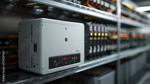 High-Tech Server Room Data Storage and Network Hardware © Sathit Trakunpunlert