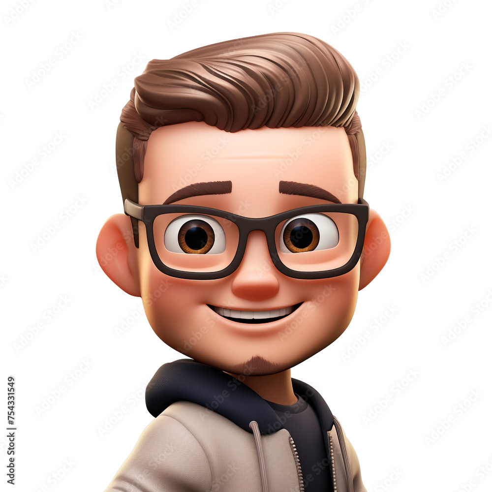 memoji happy guy сreated with Generative Ai memoji happy guy сreated with Generative Ai