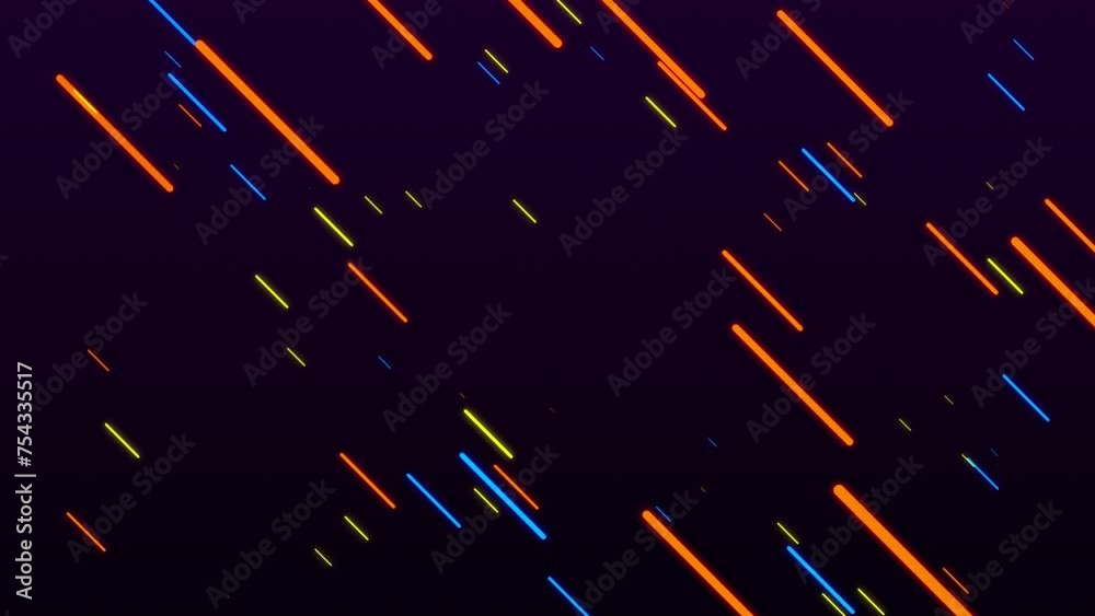 Animated purple and pink and red and orange color neon moving diagonal lines Particles designed background, texture or pattern concept in 4K. Animated purple and pink and red and orange color neon moving diagonal lines Particles designed background, texture or pattern concept in 4K.
