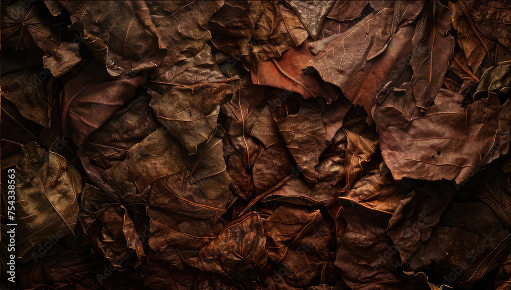 texture of warm leaves