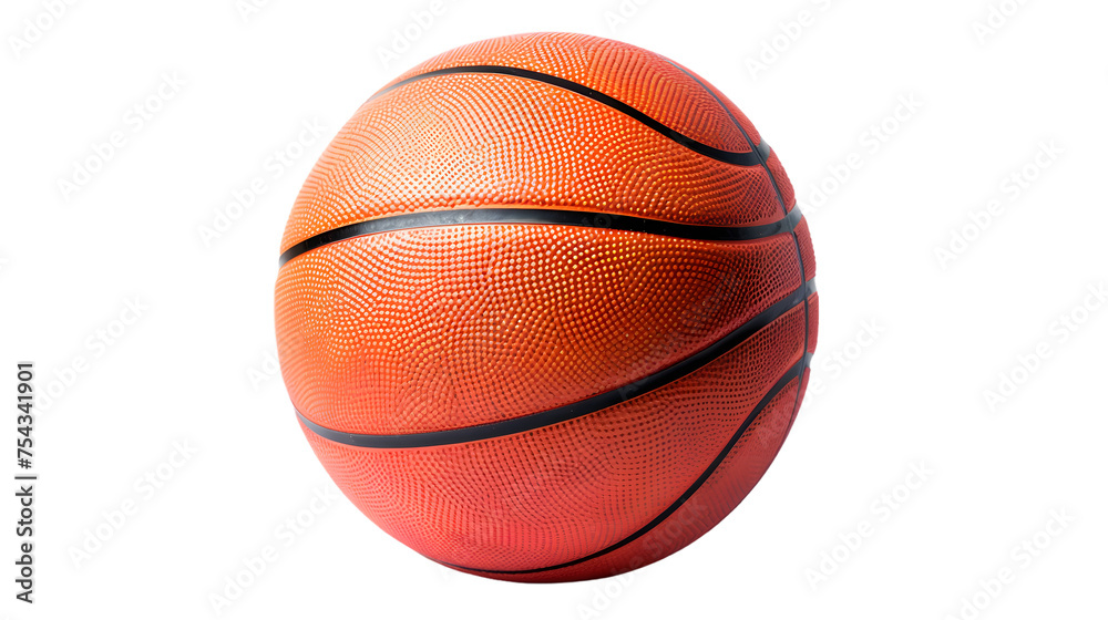 basketball isolated on white background. PNG