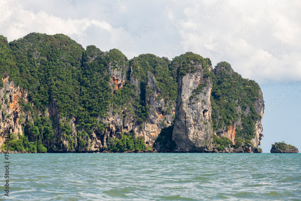 Beautiful Landscape With Limestone Islands In Krabi, Thailand.