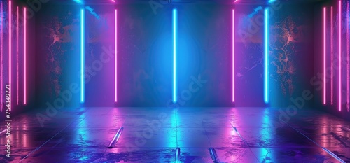 Neon retro 80s background.