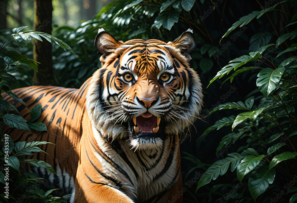 Obraz premium Tiger in forest