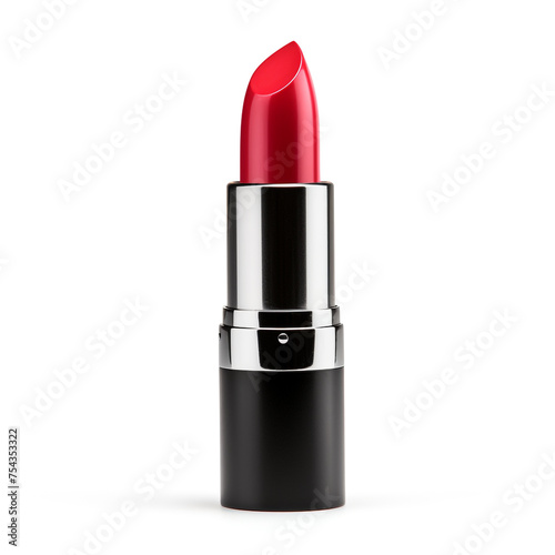 lipstick on a white background, side view сreated with Generative Ai