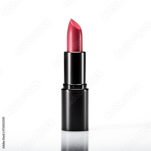 lipstick on a white background, side view сreated with Generative Ai