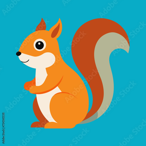 squirrel pet vector illustration draw cartoon pretty
cute