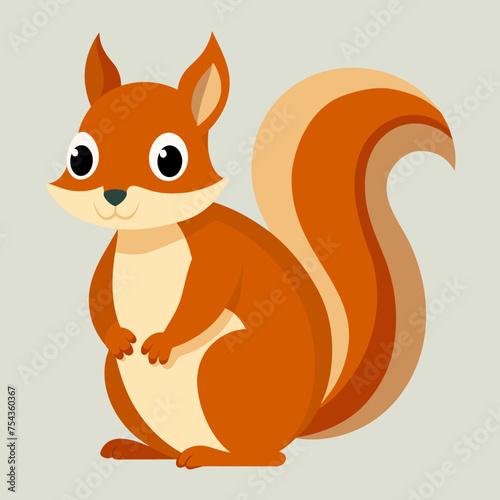 squirrel pet vector illustration draw cartoon pretty
cute