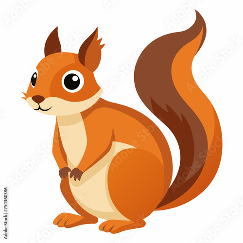 squirrel pet vector illustration draw cartoon pretty
cute