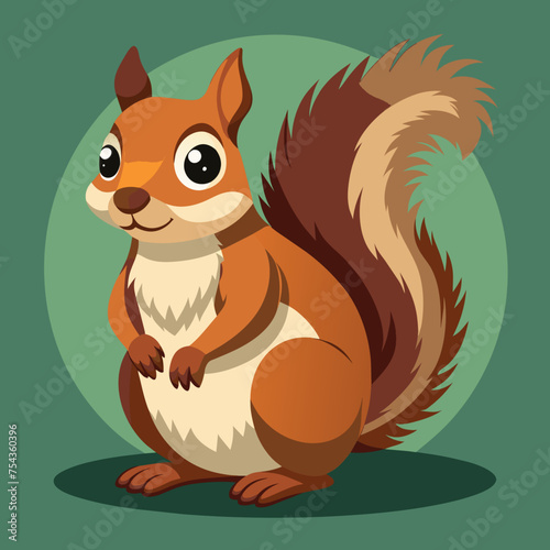 squirrel pet vector illustration draw cartoon pretty
cute